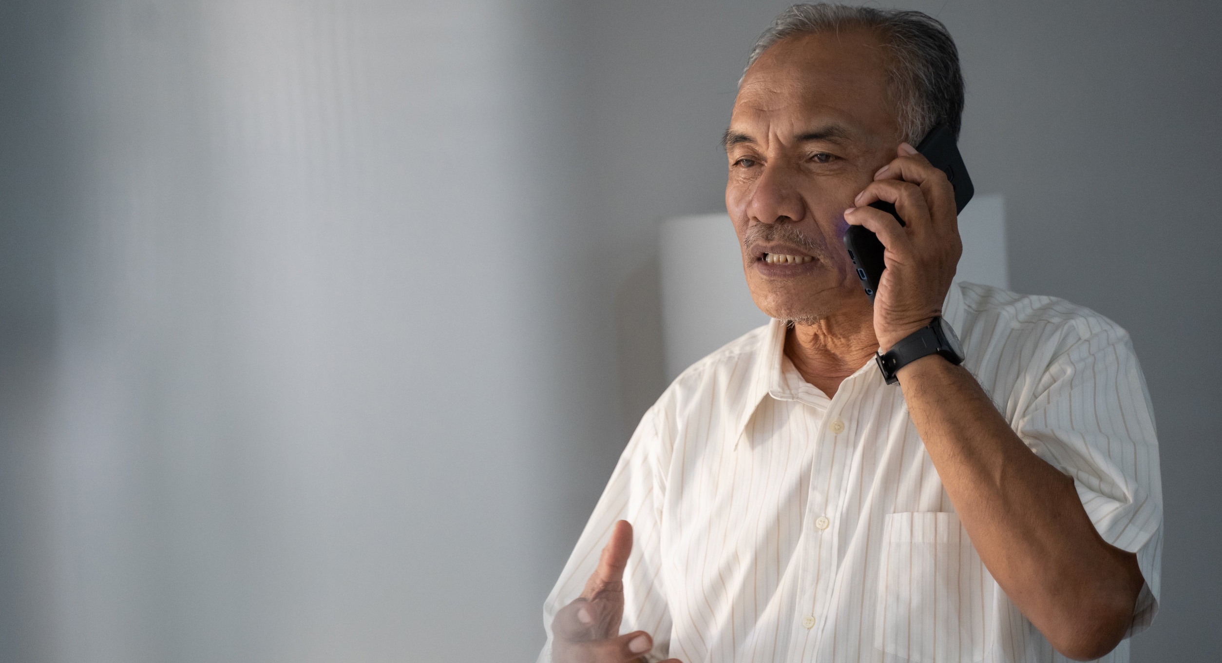 Man Talking on a Phone